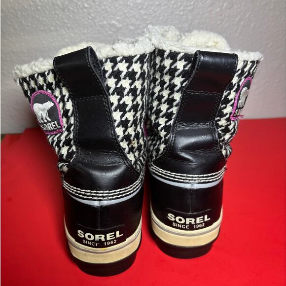 SOREL winter Snow Tivoli warm lined ankle waterproof booties size 9 - Picture 5 of 8